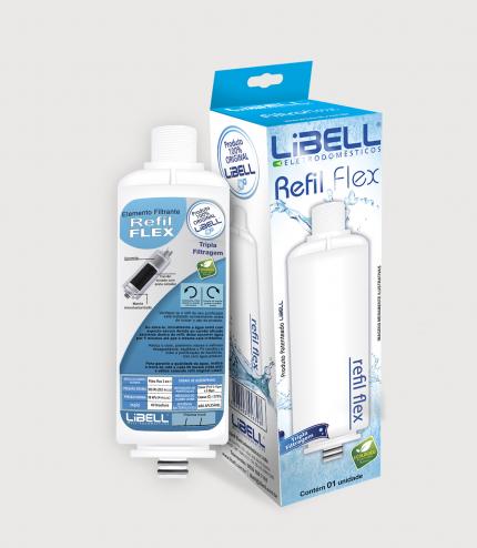 Gelinter Bebedouros e Filtros - Filtro Refil para purificador Libell Aquaflex, ORIGINAL