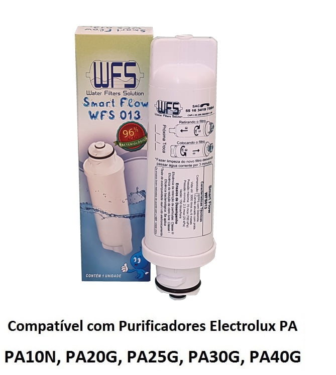 Gelinter Bebedouros e Filtros - Filtro refil Electrolux PA 20G, 25G, 30G, 40G e PA10N compatível