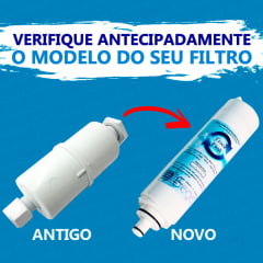 Gelinter Bebedouros e Filtros - cabeçote suporte Begel do filtro refil TROCA FÁCIL
