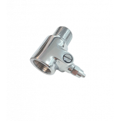 Gelinter Bebedouros e Filtros - Bucha T adaptador de torneira  com regulagem de vazão , para mangueira 6mm