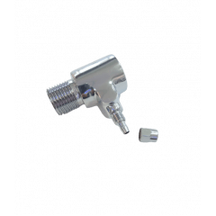 Gelinter Bebedouros e Filtros - Bucha T adaptador de torneira  com regulagem de vazão , para mangueira 6mm